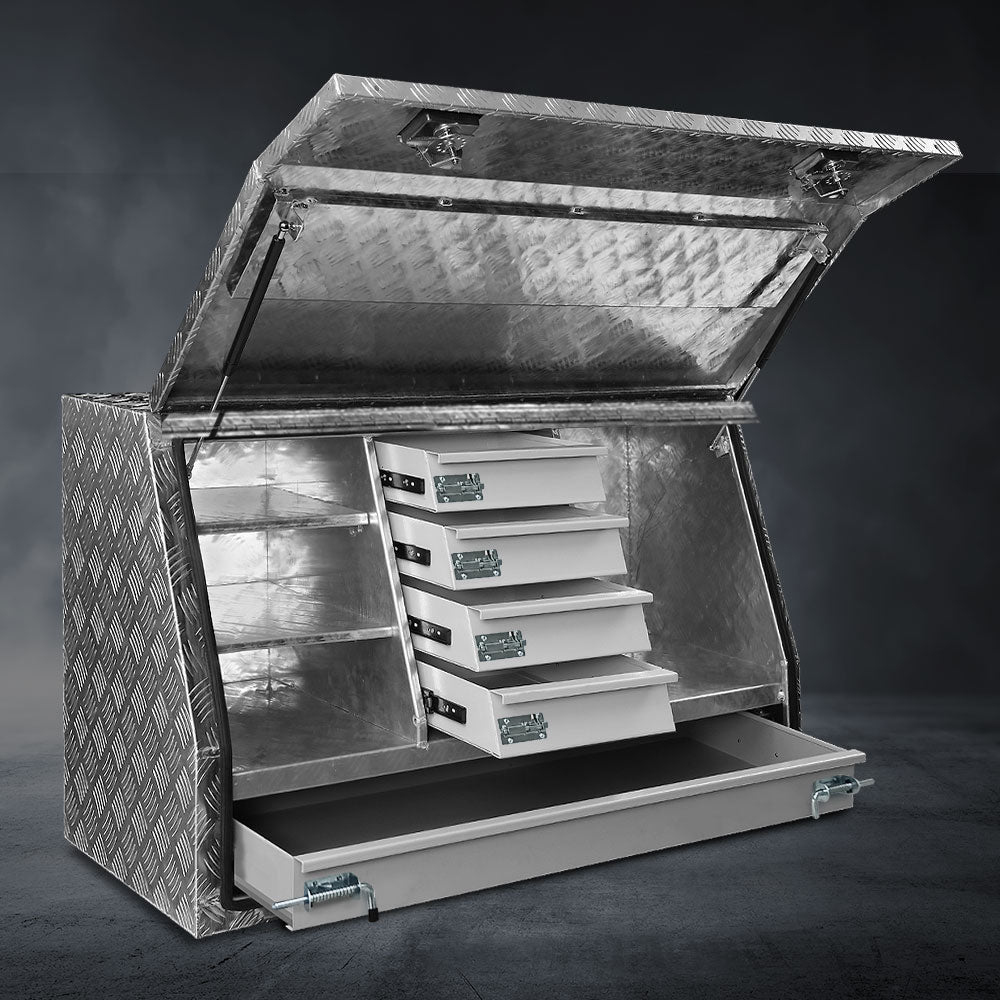Ute Tool Rack Giantz Ute Tool Box - Drawers Storage Truck Trailer | Toolbox Direct